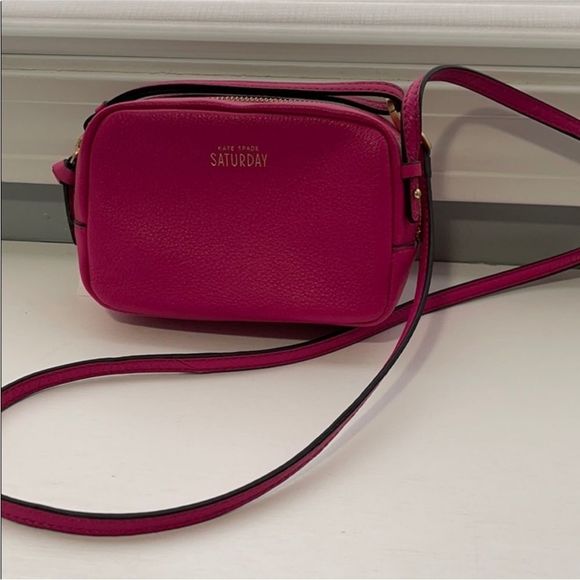 kate spade Handbags - ♠️ *Discontinued* Kate Spade Saturday Crossbody Mini Bag in Hot Pink ♠️